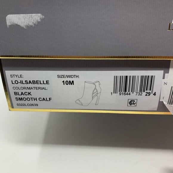 Louise et Cie Lo Ilsabelle Peep Toe Cage Zip Heels - Picture 3 of 10